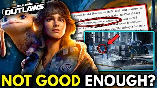Is Star Wars Outlaws Open World Gameplay & Story NOT Good Enough?