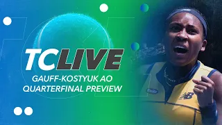 Previewing the Gauff-Kostyuk AO Quarterfinal Matchup | Tennis Channel Live