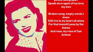 PATSY CLINE   SAN ANTONIO ROSE  lyrics
