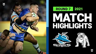 Sharks v Bulldogs Match Highlights | Round 7, 2021 | Telstra Premiership | NRL