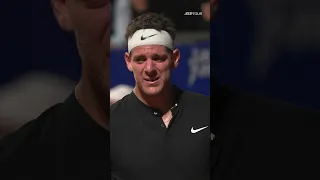 Del Potro serves for his last game