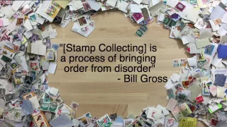 Sorting and Organizing Stamps