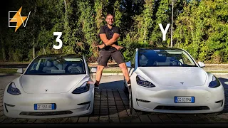 Tesla Model Y o Model 3? Primo test di 200km