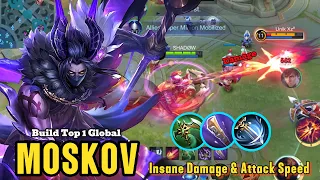 Moskov Real Monster Late Game!! Insane Battle Build Top 1 Global MLLBB‼️