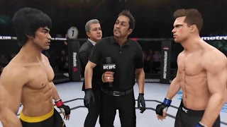 Bruce Lee vs. Tyler Durden (EA sports UFC 3) - CPU vs. CPU - Crazy UFC 👊🤪