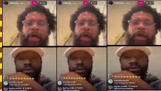 BILL HANEY AND FLOYD MAYWEATHER GOING BACK AND FORTH ON IG lIVE