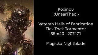 Roxinou [UnearThed] Tick-Tock Tormentor - Nightblade