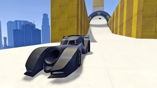 ميغا رامب باتمان في لعبة جي تي أي 5 | GTA V Car Parkour Challenge