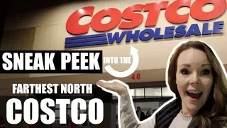 FARTHEST NORTH COSTCO SNEAK PEEK| GROCERY PRICES IN ALASKA| |Somers In Alaska Vlogs