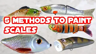 5 techniques to paint scales for lure painting