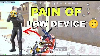 PAIN OF LOW DEVICE 😕 best GFX tool|BGMI montage 20 fps clutch