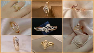 Elegant & Simple Gold Ring Design| Gold Finger Ring Designs| Finger Ring Designs for Female/Women|