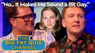 Joe Lycett DISAPPROVES Of Alan Carr's 'Grinders & Mincers' Team Name | The Big Fat Quiz