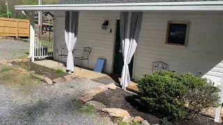 Tiny Home community for sale North Carolina on creek with owner financing. Air bnb village