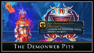 NEW DUNGEON: Demonweb Pits (Master) on Wizard DPS (gameplay) All Boss Fights - Neverwinter Preview