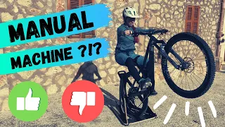 Learn to Manual with a Manual Machine! Is it possible?! | MTB-Hopper Balance