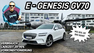 Elektroauto Genesis GV70 Ladetest 20-90% mit Vorkonditionierung & Review! #elektroauto #electriccar