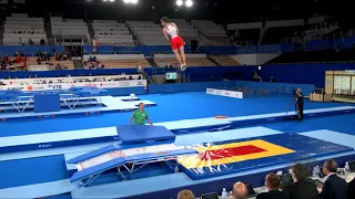 SAMPAIO ROMAO Tiago (POR) M - 2019 Trampoline Worlds, Tokyo (JPN) - Qualification Double Mini R2