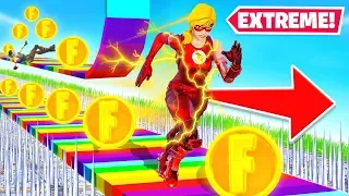 *50 LEVEL* FLASH DEATH RUN for VBUCKS! (Fortnite)