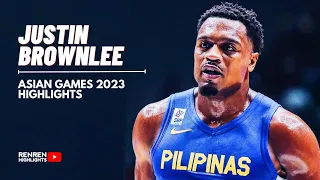 JUSTIN BROWNLEE 2023 ASIAN GAMES HIGHLIGHTS