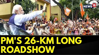 PM Modi In Karnataka | PM Modi Holds A Mega Roadshow To Reflect BJP's Strength | English News