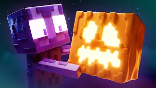 Trick-or-Treat! | Enderman Story | Clay Minecraft