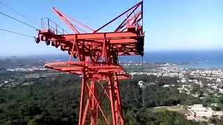 Puerto Plata Cable Car Ride (El Teleferico De Puerto Plata) Going Down