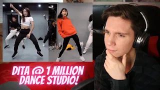 DANCER REACTS TO SECRET NUMBER | Dita Karang @ 1 Million Dance Studio!