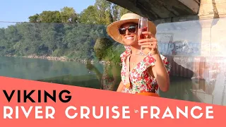 On Board a Viking River Cruise in the South of France