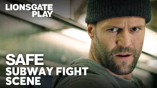 Subway Fight Scene | Safe | Jason Statham | Hollywood Action Movie | @lionsgateplay