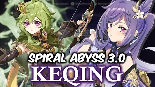 F2P Keqing + Dendro | Spiral Abyss 3.0 Floor 12 | Full Star Clear