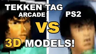 Tekken TAG Arcade vs PS2 Difference | Character Models
