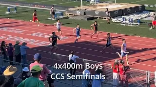 2024 CCS Semifinals 4x400m Boys