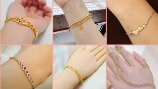 Latest Gold Bracelet Designs// New Stylish Ladies Bracelet Designs// Gold Bracelet Designs 2023.