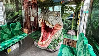 Experience the Dinosaur Train with Dinosaurs Inside the Train | Japan's Largest Dinosaur Museum