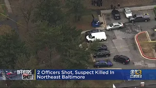2 Officers Shot While Serving Warrant In Northeast Baltimore, Suspect Was Former State Correctional