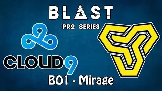 Cloud9 vs Space Soldiers [Mirage] Highlights - BLAST Pro Series Istanbul 2018