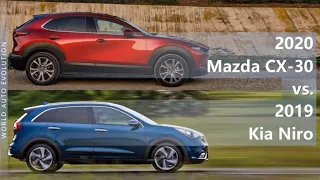 2020 Mazda CX-30 vs 2019 Kia Niro (technical comparison)