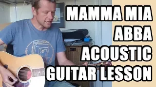 Mamma Mia ABBA Guitar Lesson : Acoustic Guitar