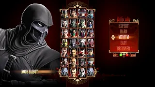 Сharacter - Noob Saibot - Mortal Kombat 9 - Medium Arcade Ladder Gameplay