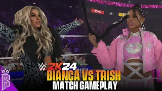 WWE 2K24: Trish Stratus Vs Bianca Belair #WWE2K24