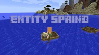 Minecraft обзор на мод Entity Spring