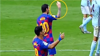 El enojo de Messi y Luis Suárez