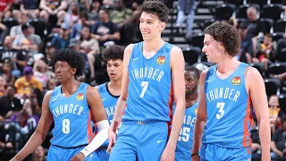 OKC Thunder vs. Utah Jazz Summer League Highlights - Chet Holmgren Debut - July 5, 2022