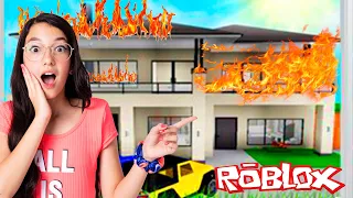 Roblox - COLOQUEI FOGO NA MINHA NOVA MANSÃO (Brookhaven) | Luluca Games