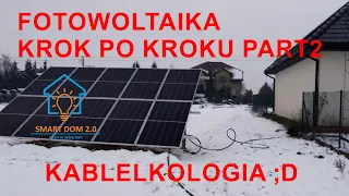 Fotowoltaika na ziemi ;) Montaż paneli krok po kroku :D