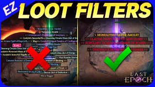 Create and Import Loot Filters in Last Epoch