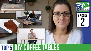 TOP 5 DIY Coffee Tables! The best build videos for your next project!
