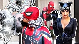 Spider-Man OFFICE PARKOUR PARKOUR PARODY Anime Weekend Atlanta 2018