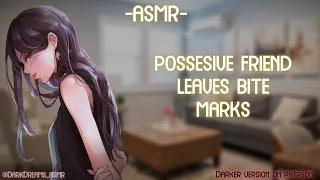 [ASMR] [ROLEPLAY] ♡possesive college friend marks you♡ (binaural/F4A)
